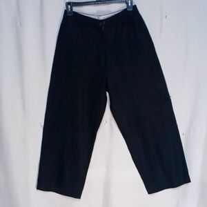 DEANE AND WHITE WOMENS SLACKS SIZE 8 IN BLACK LINEN ⚫️ ♥️ 👌 😍 🖤